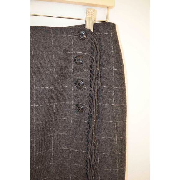 Ralph Lauren Country Plaid Wrap Skirt - Picture 3 of 4